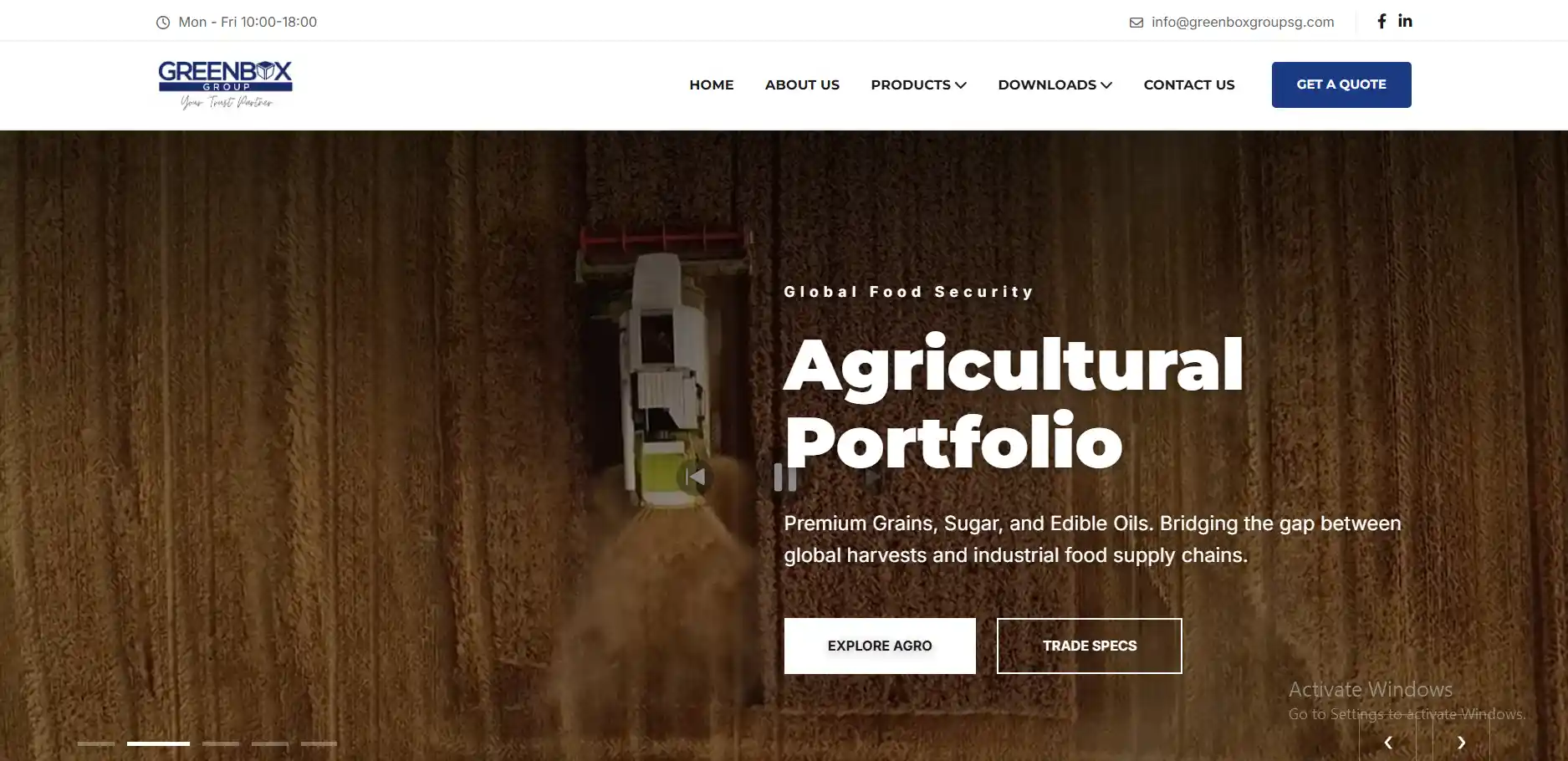 Greenbox Group SG Website Development