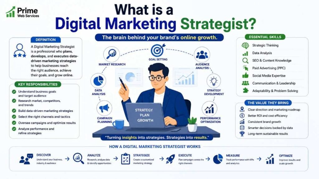 what is a digital marketing strategist